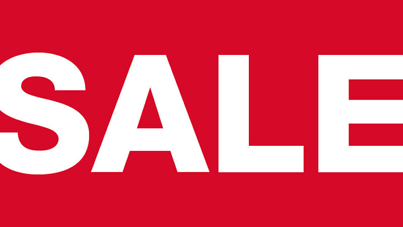 Sale! Sale! Sale!