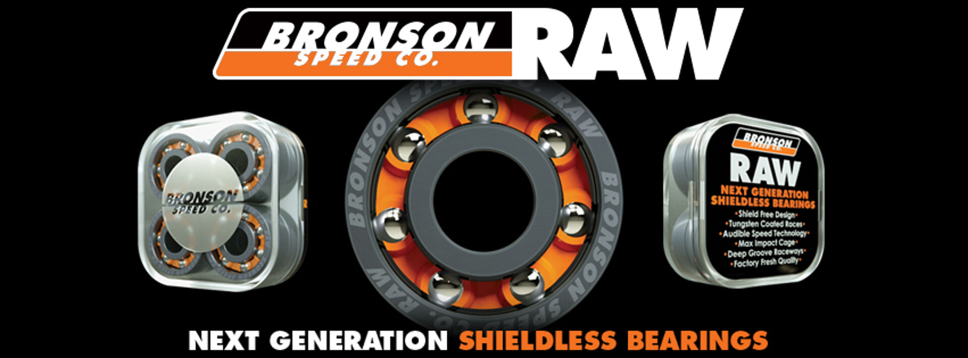 Bronson Speed Co. RAW Bearings Headerbild