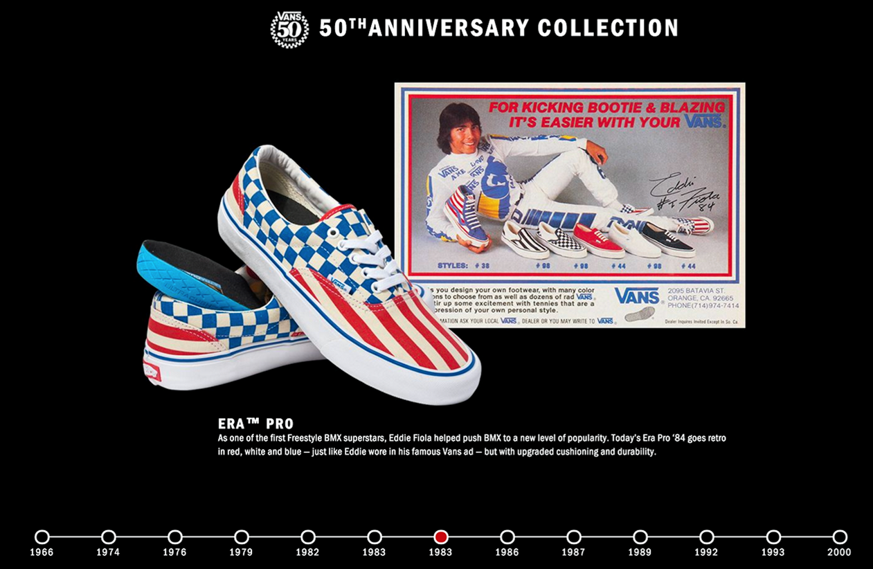 VANS 50th anniversary collection