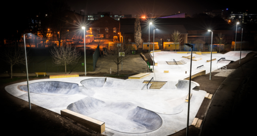 Der neue Skatepark in Karlsruhe