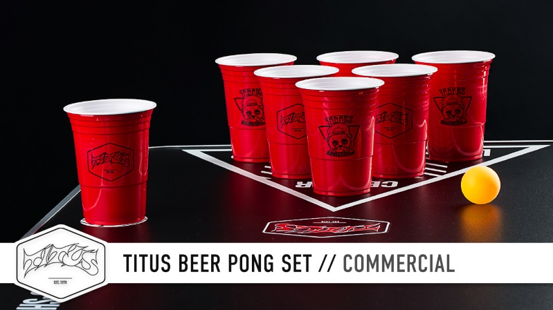 Titus Beer Pong Set | Commercial Titus Beer Pong Set | Commercial