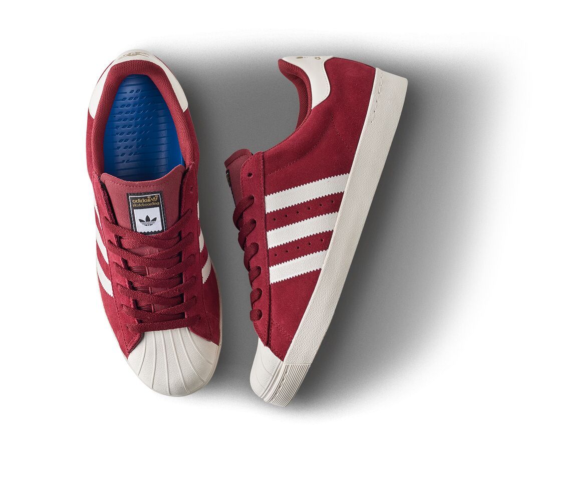 adidas Skateboarding Superstar ADV red