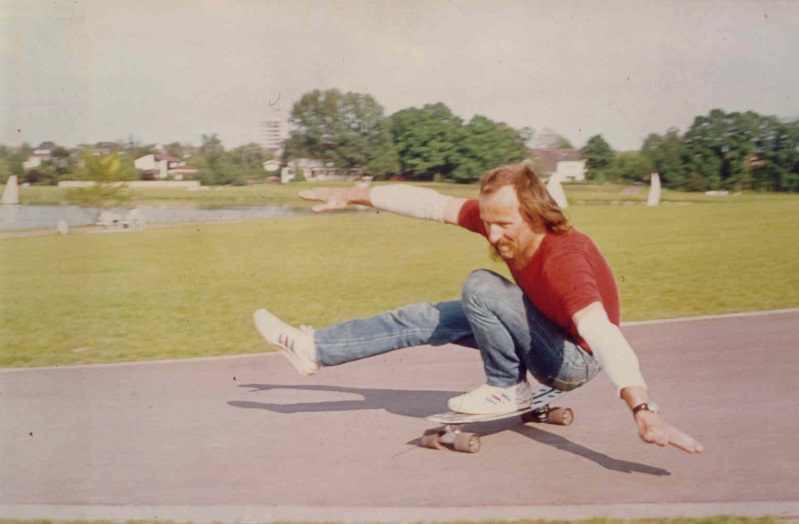 Titus Dittmann - Skateboarding am Aasee Ende der 70er