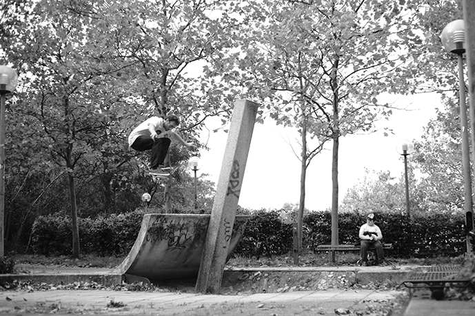 Ollie in Berlin. Foto: Sam Schulze