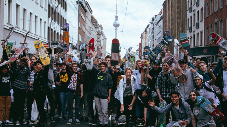 Berliner Skateboarder