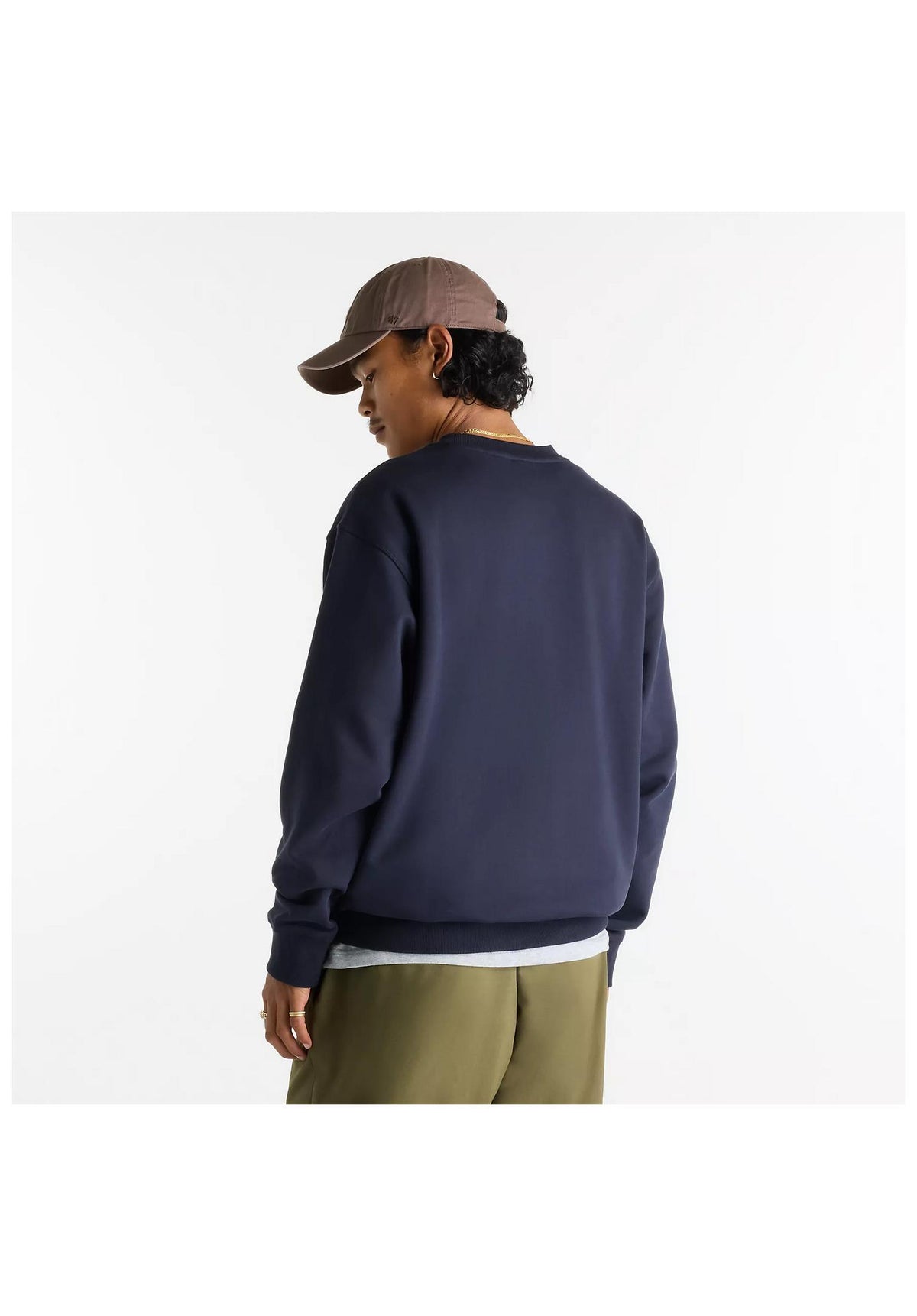 New Balance Numeric French Terry Small Logo Sweatshirt night – Rückenansicht