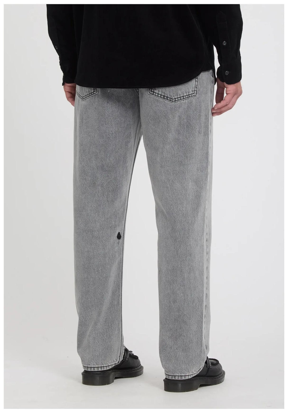 Volcom Fivedown Denim Jeans lightgrey – Rückenansicht