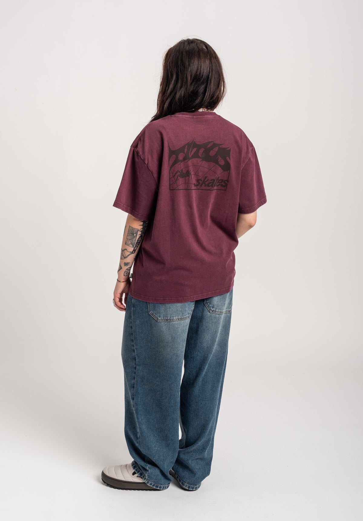 TITUS W Heritage Clean T-Shirt darkberryfaded – Oberansicht