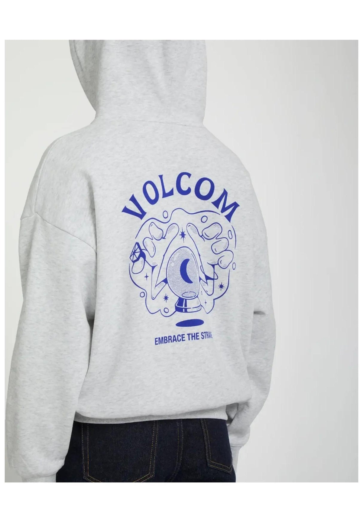 Volcom Moove On PO Hoodie boneheather – Rückenansicht