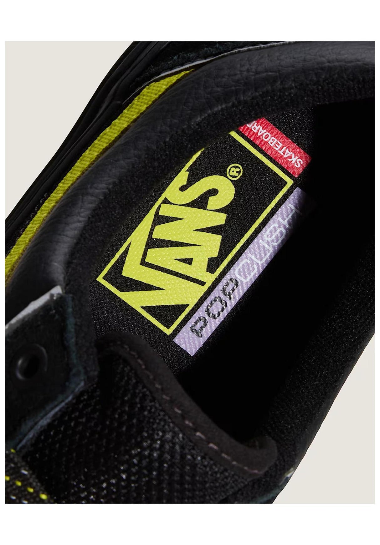 Vans Skate Old Skool Wafflecup Schuhe Jungs reflectiveblack-lime – Oberansicht