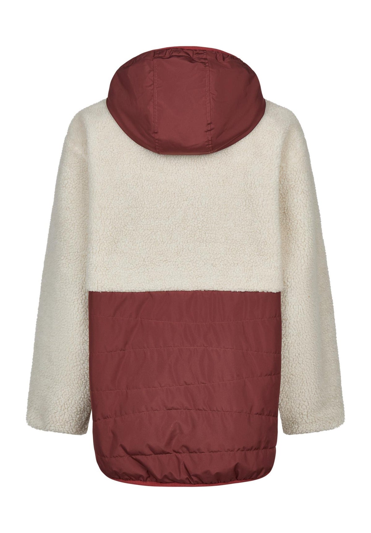 iriedaily Arctik Long Jacket Winterjacke darkrum – Rückenansicht