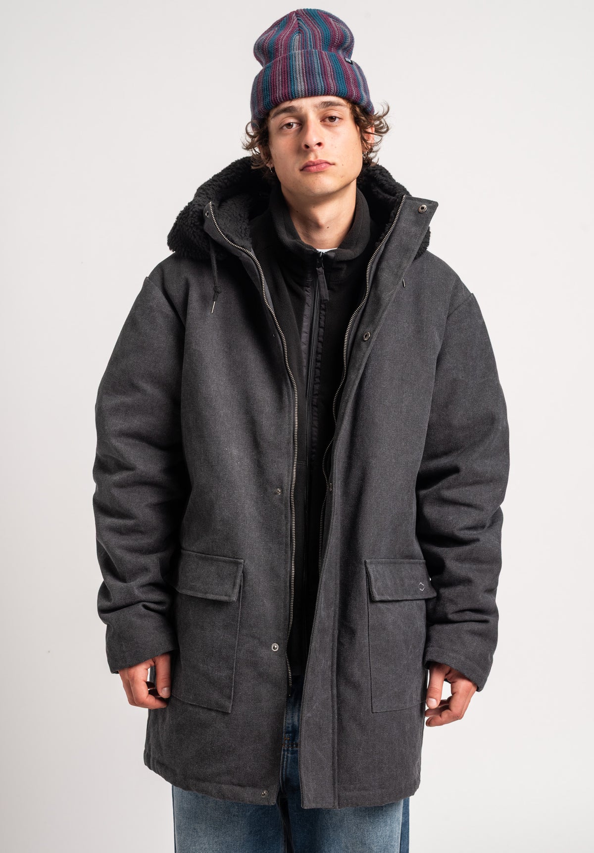 TITUS Nivae Winterjacke blackwashed – Rückenansicht