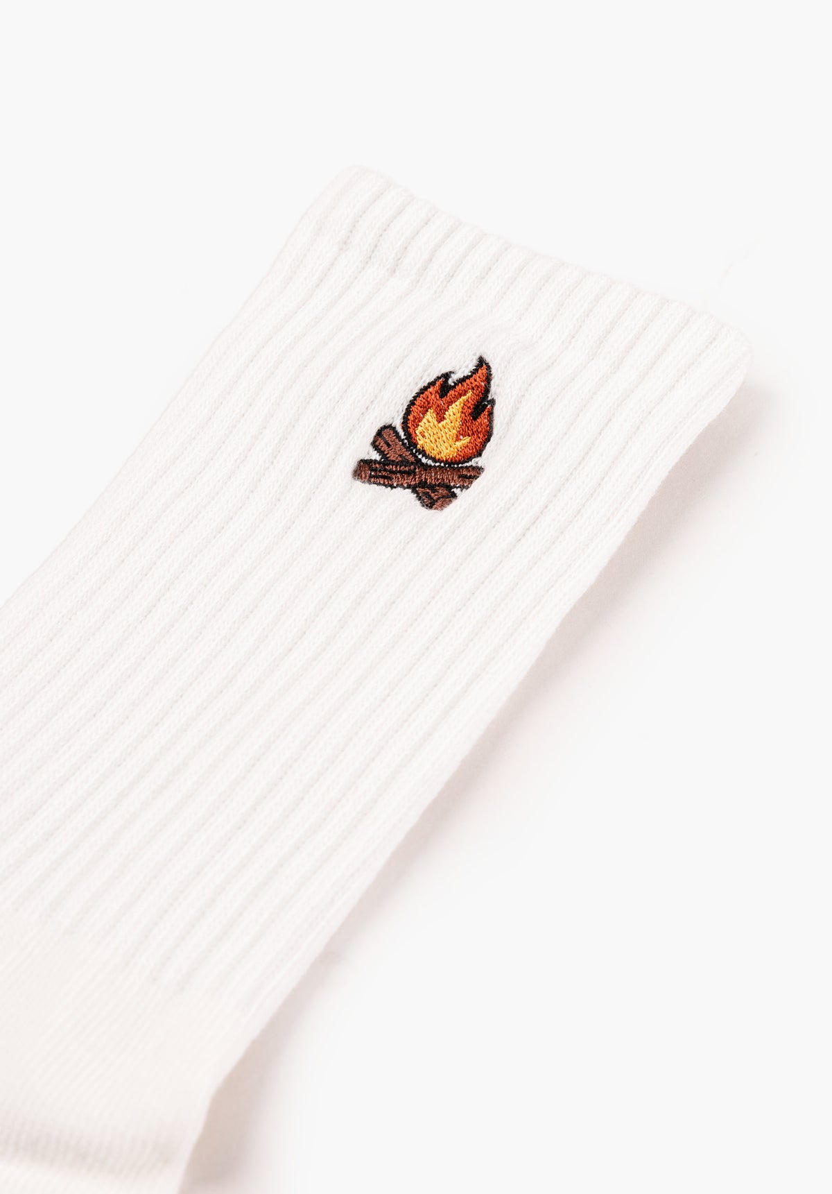 Rules Bonfire Socken offwhite – Rückenansicht