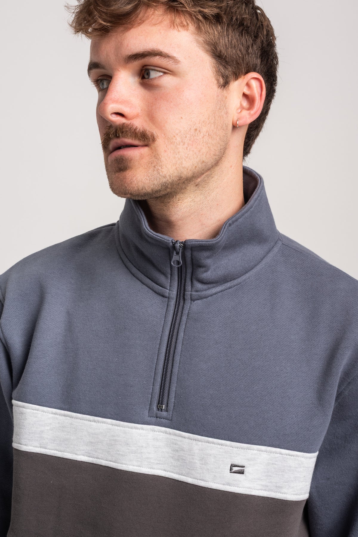 Rules Noen Sweatshirt fogblue-grey – Detailansicht 1