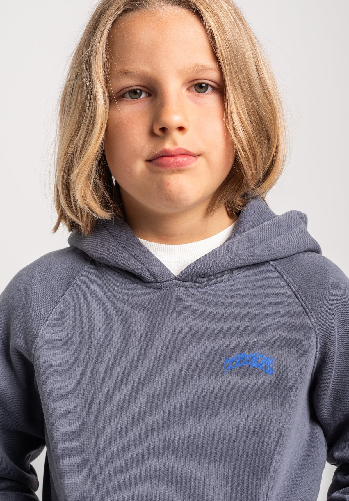 TITUS Zoya Kids Hoodie greybluefaded – Detailansicht 1
