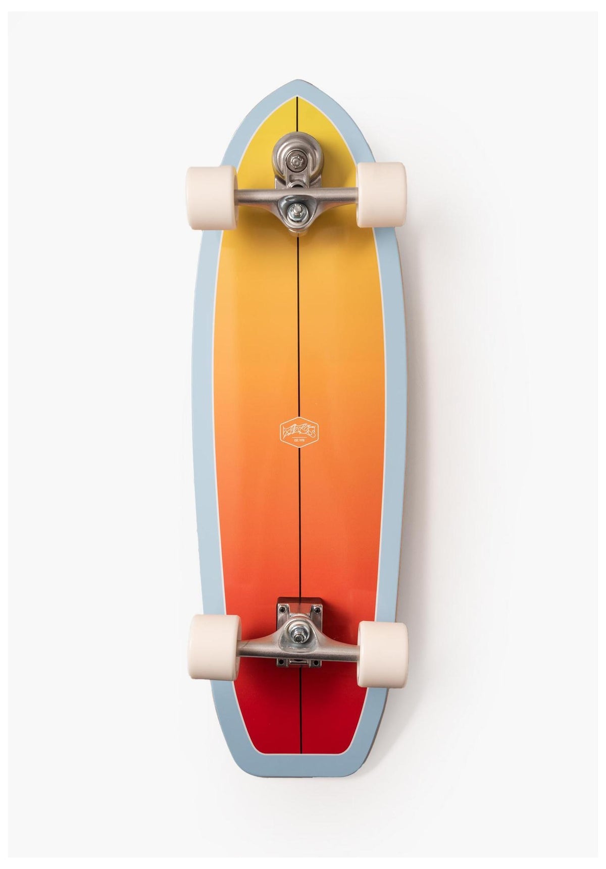 TITUS Surf Skate Sunburst Cruiser-Komplett orange – Detailansicht 2