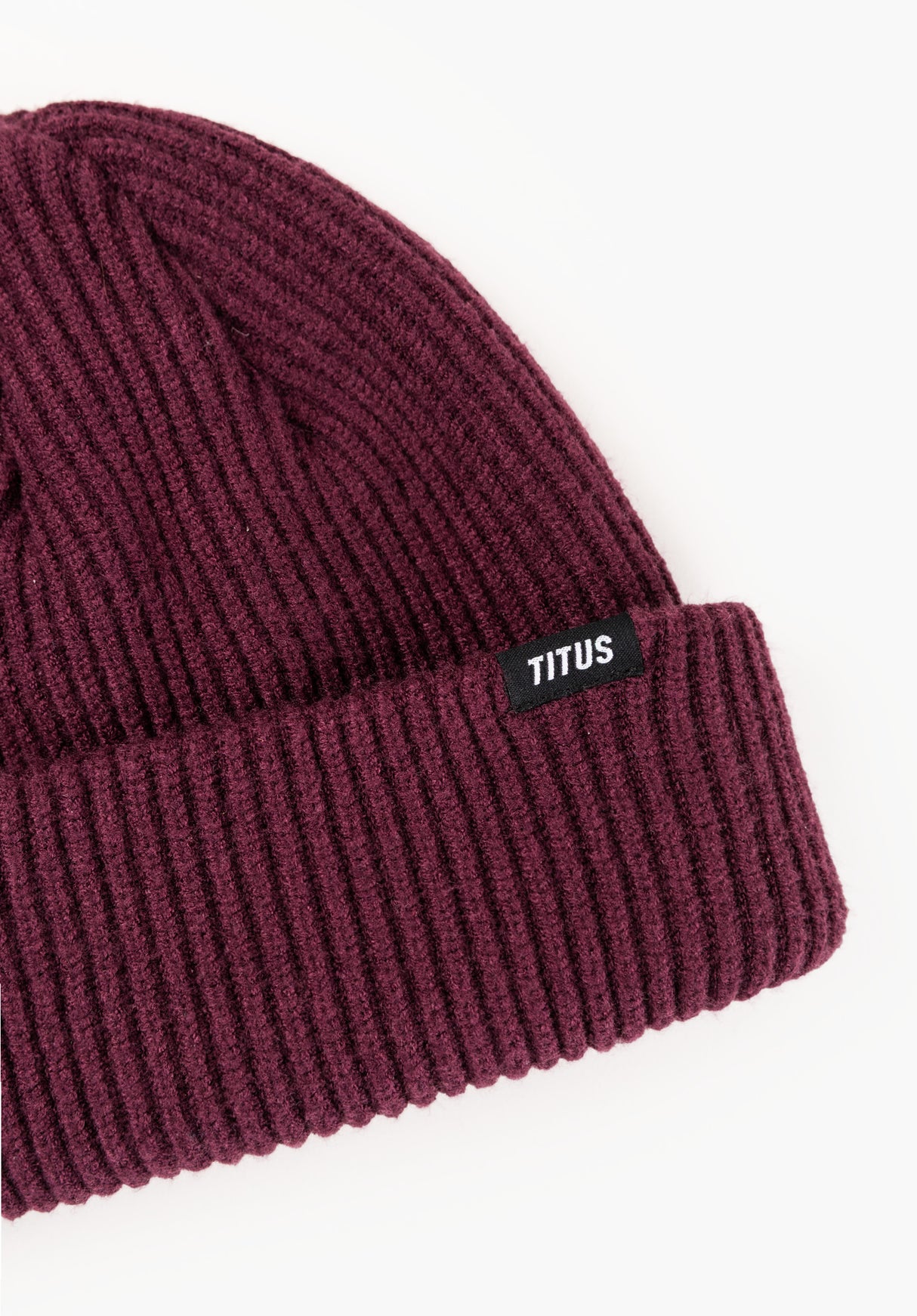 Classic Beanie darkberry Rueckenansicht