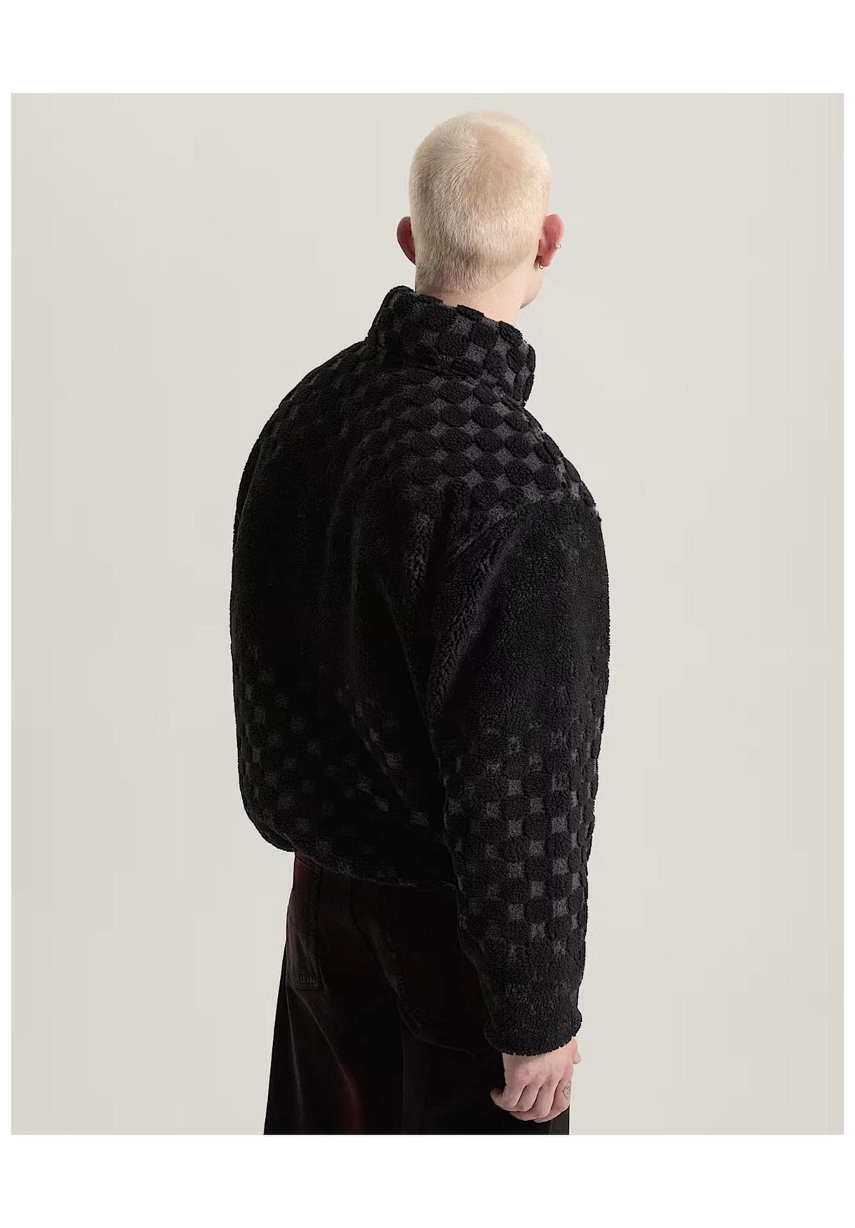 Vans Nights Hi Pile Winterjacke black – Rückenansicht