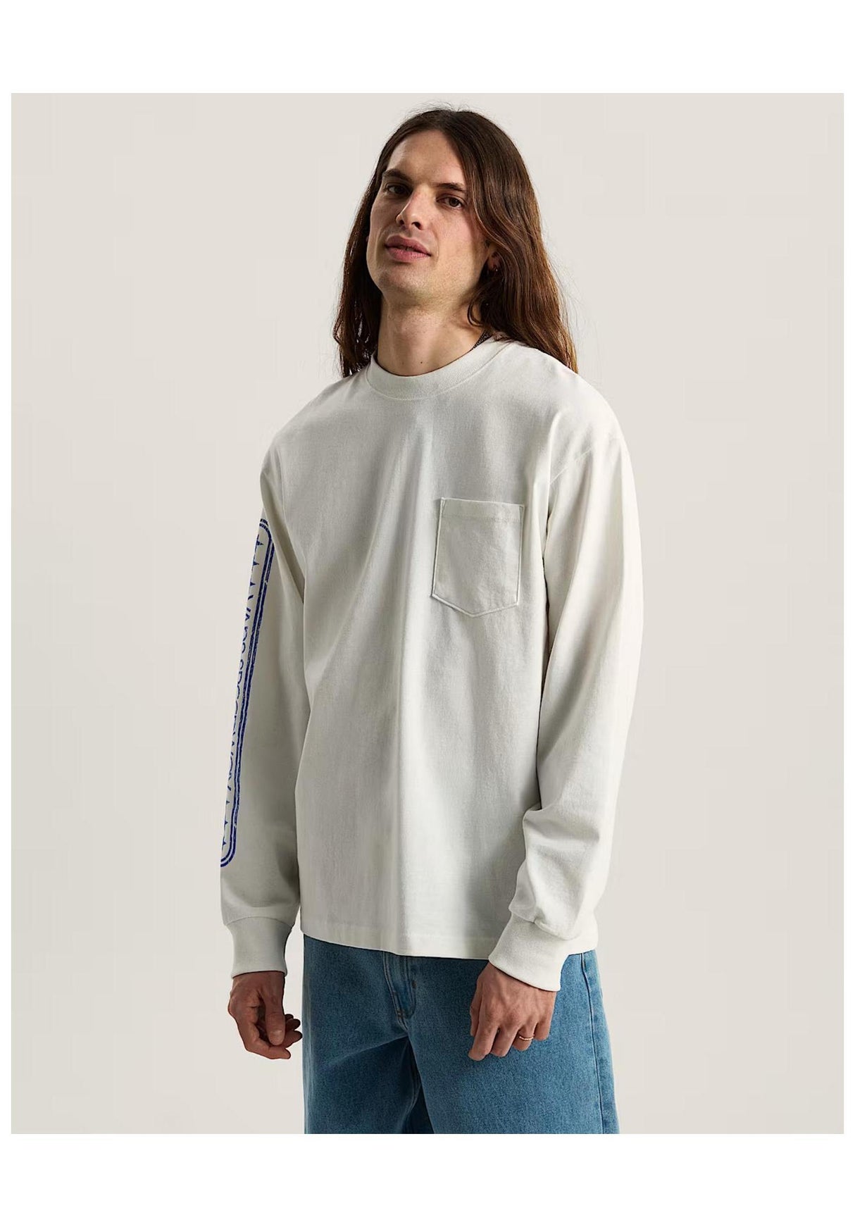 Vans Speedway Longsleeve marshmallow – Rückenansicht
