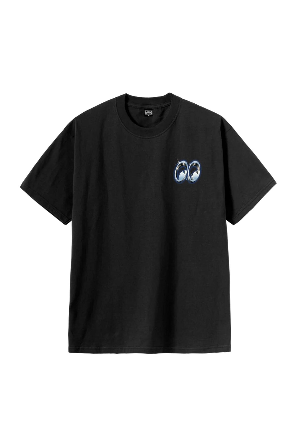 Loser-Machine x Mooneyes Chrome Craze Heavweight T-Shirt vintage-black – Rückenansicht