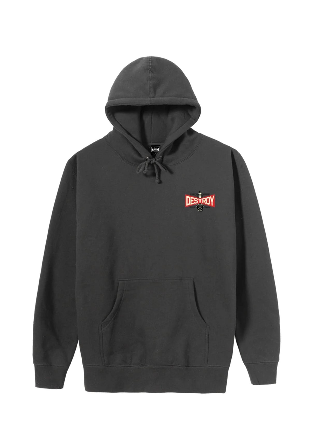 Loser-Machine Hot Spark Hoodie asphalt – Rückenansicht