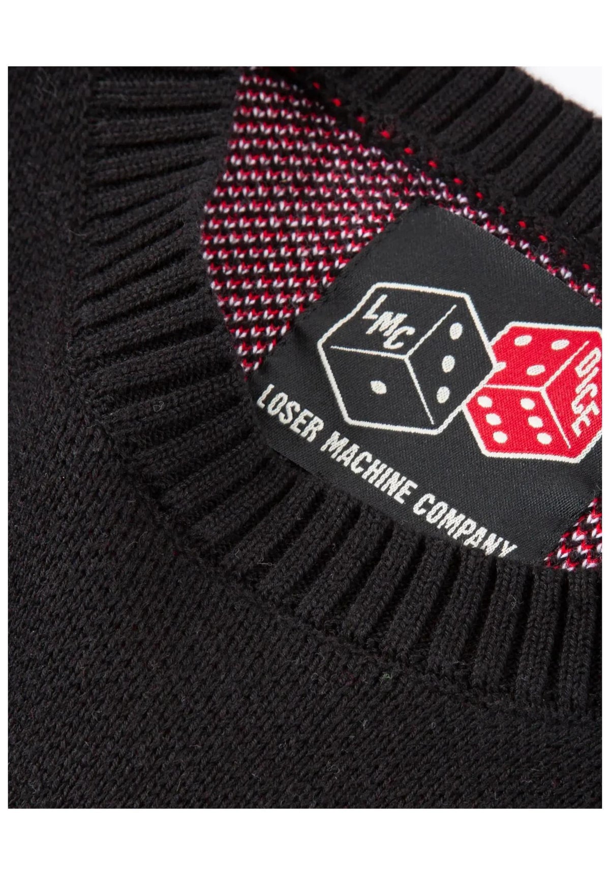 Loser-Machine x DICE Quarterly Sweatshirt black – Oberansicht