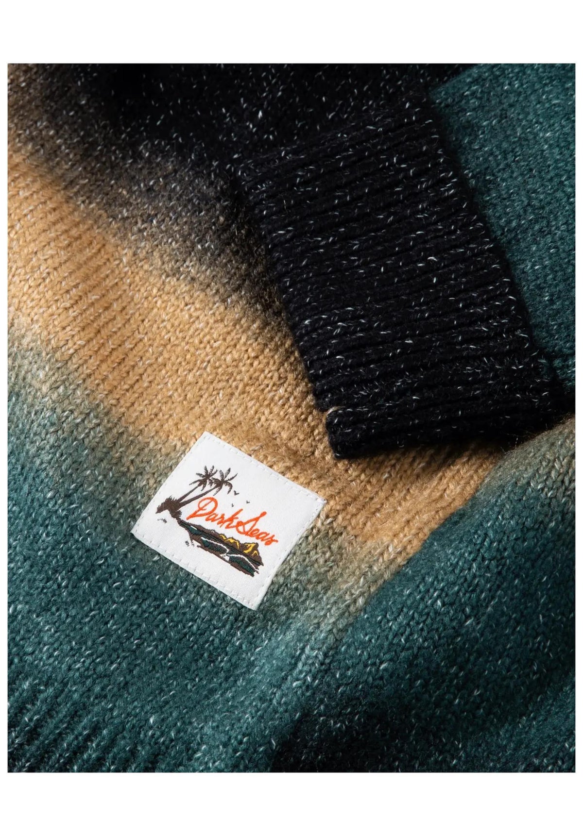Dark Seas Webb Boxy Sweatshirt green-navy – Detailansicht 1