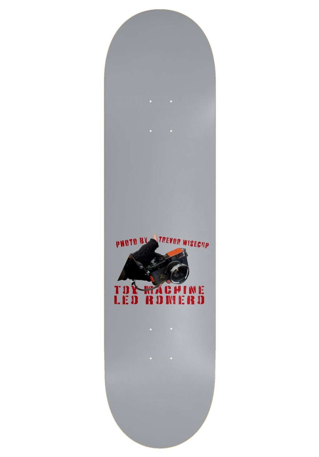 Toy-Machine Romero Wisecup Pro Deck grey – Rückenansicht