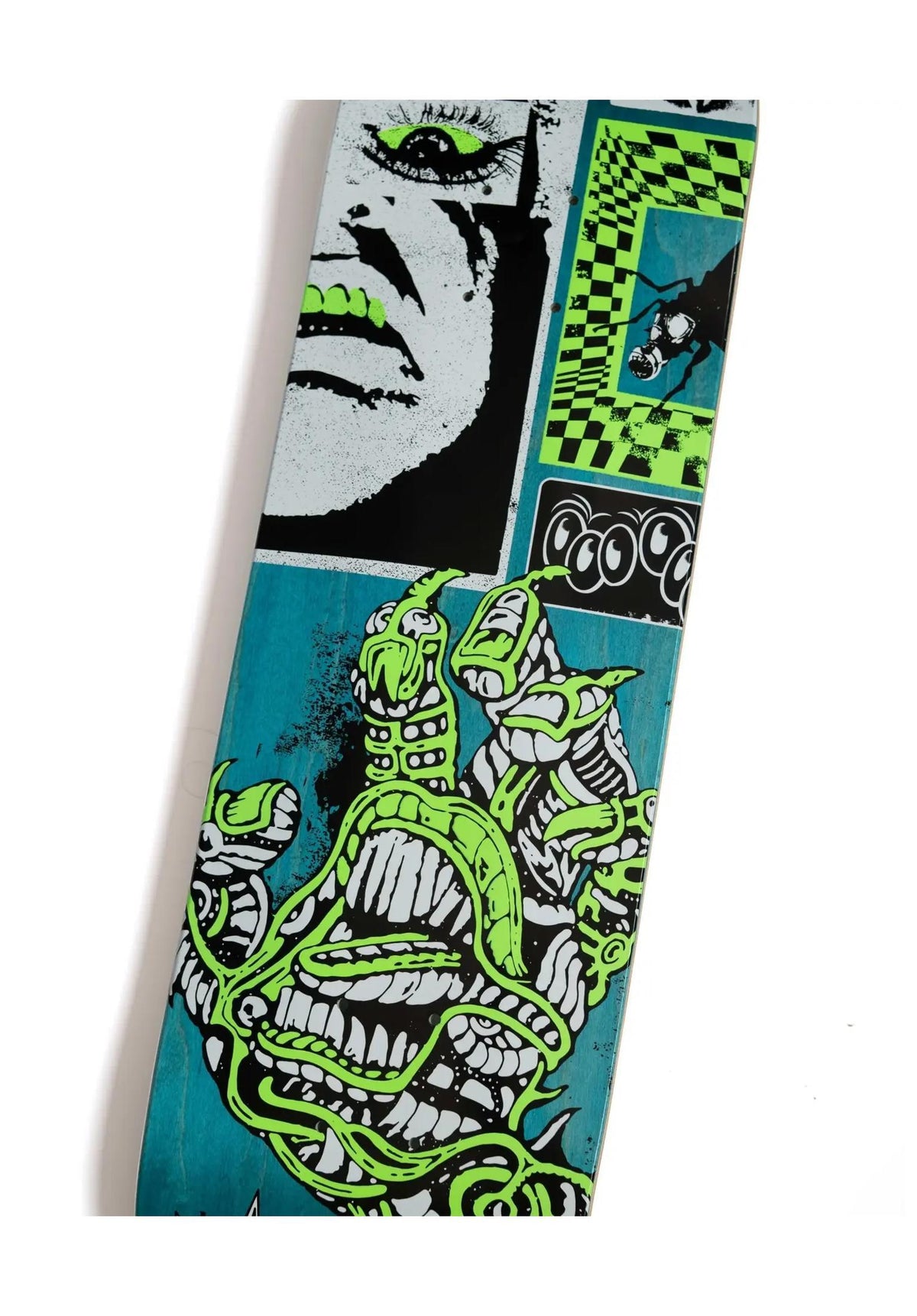 Santa-Cruz Scourge Hand FeelBase Deck green – Detailansicht 1