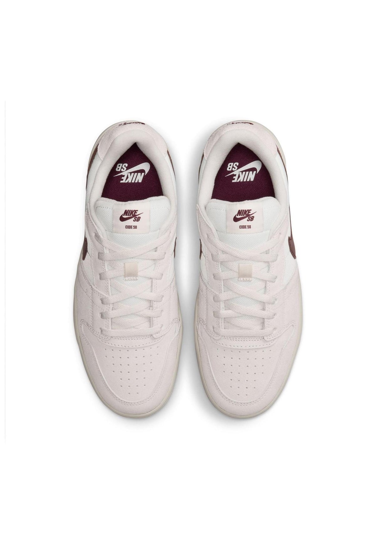 Nike SB Code 58 Schuhe Jungs summitwhite-mysticdates-phantom – Detailansicht 1