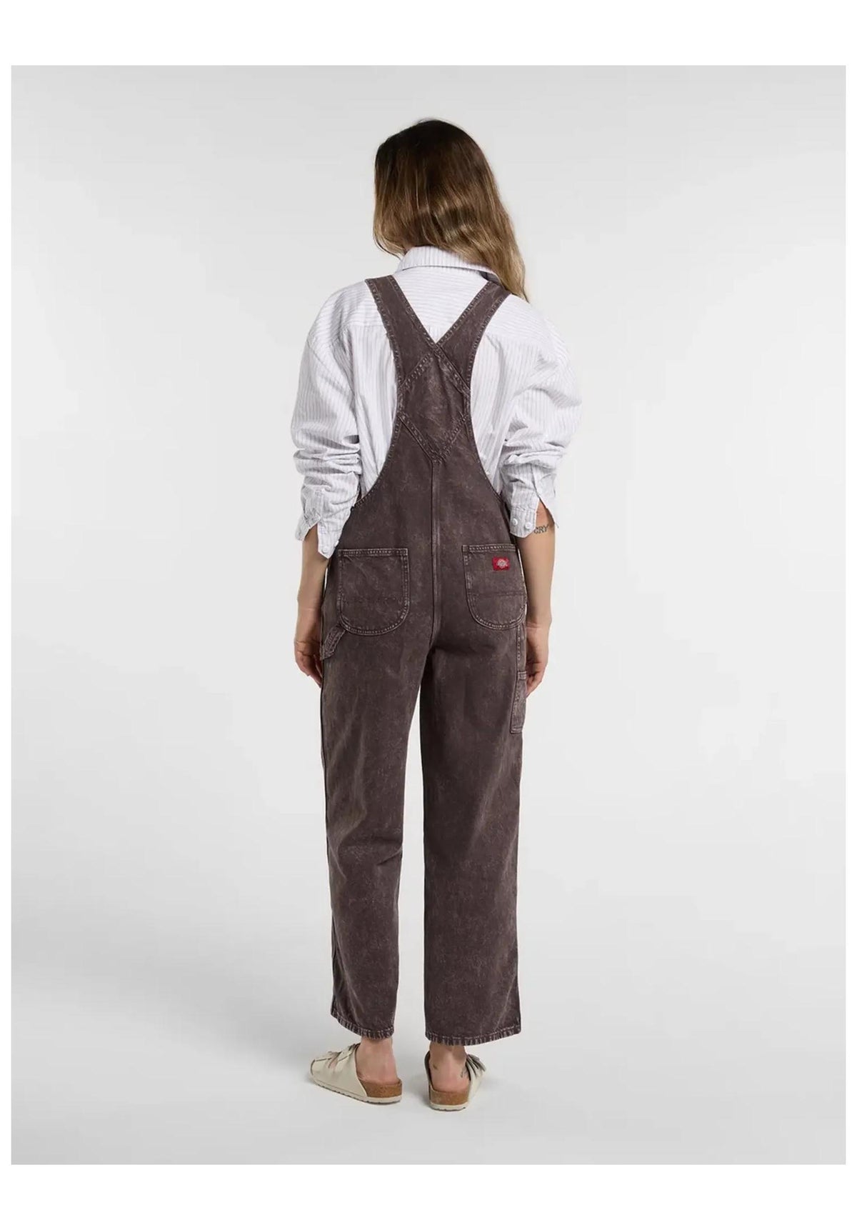 Dickies Classic Denim Bib Jeans vintageviolet – Rückenansicht