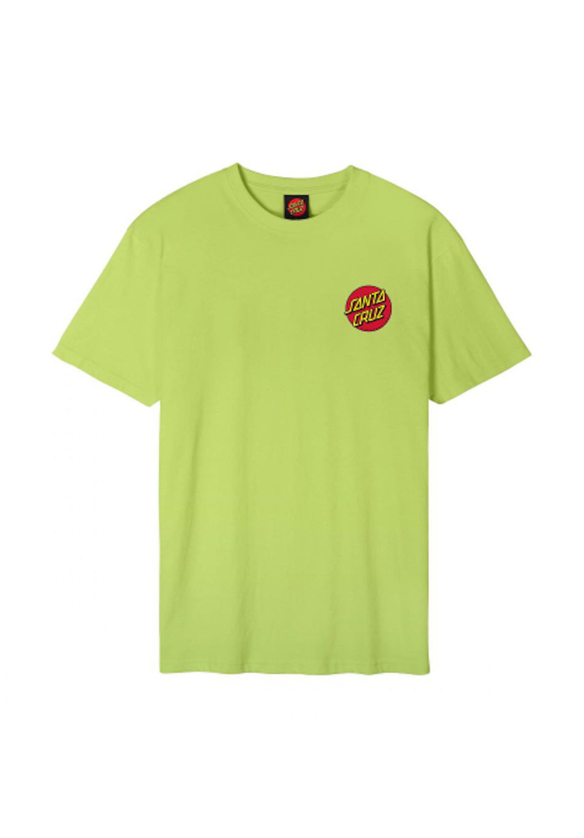 Santa-Cruz Classic Dot Chest T-Shirt green-glow – Rückenansicht