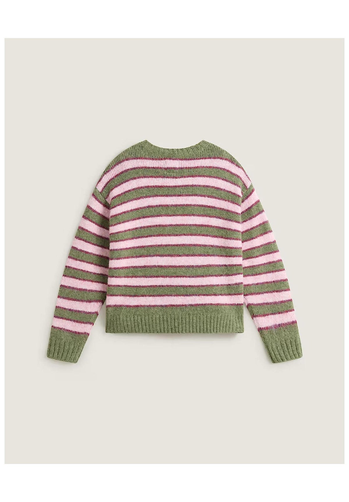 Vans Rollins Stripe Strickpullover greenbalsam-mysticmulberry – Detailansicht 2