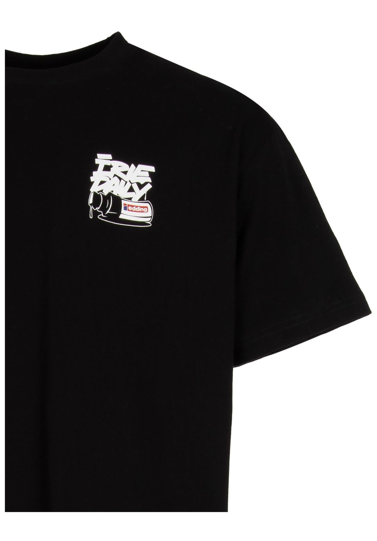 iriedaily x edding Demo T-Shirt black – Detailansicht 1