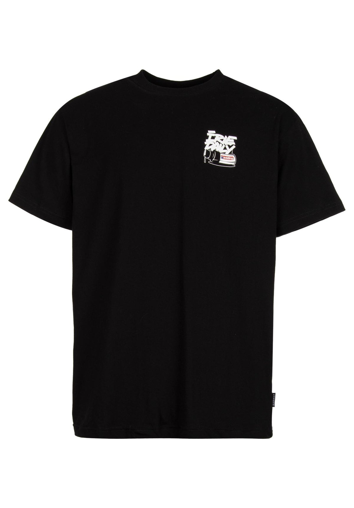 iriedaily x edding Demo T-Shirt black – Rückenansicht