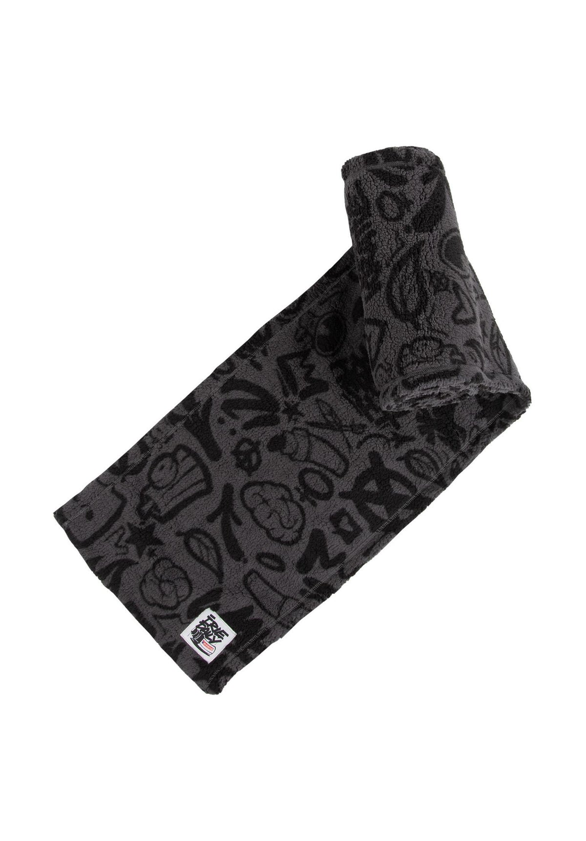 iriedaily x edding Scarf diverser Artikel black – Rückenansicht