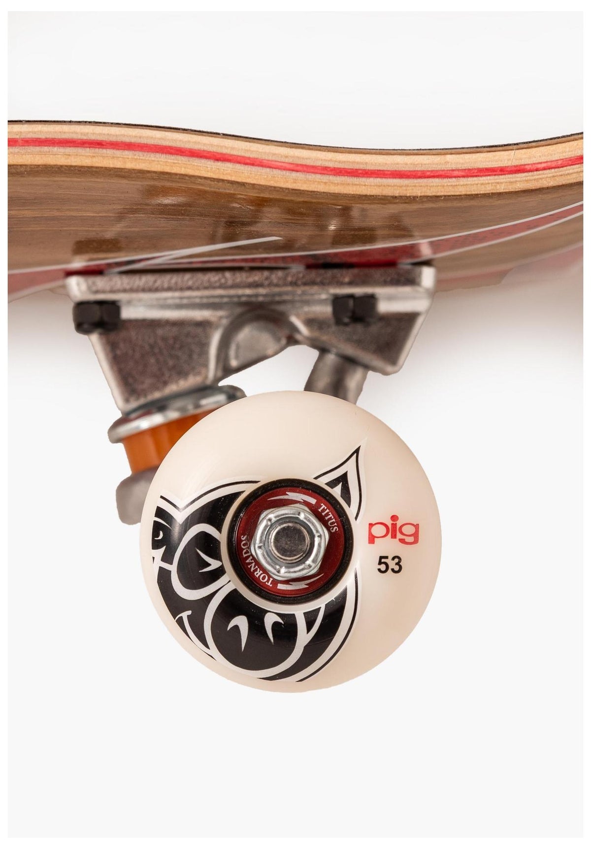 TITUS Short & Wide Premium Komplettboard Classic Logo – Seitenansicht
