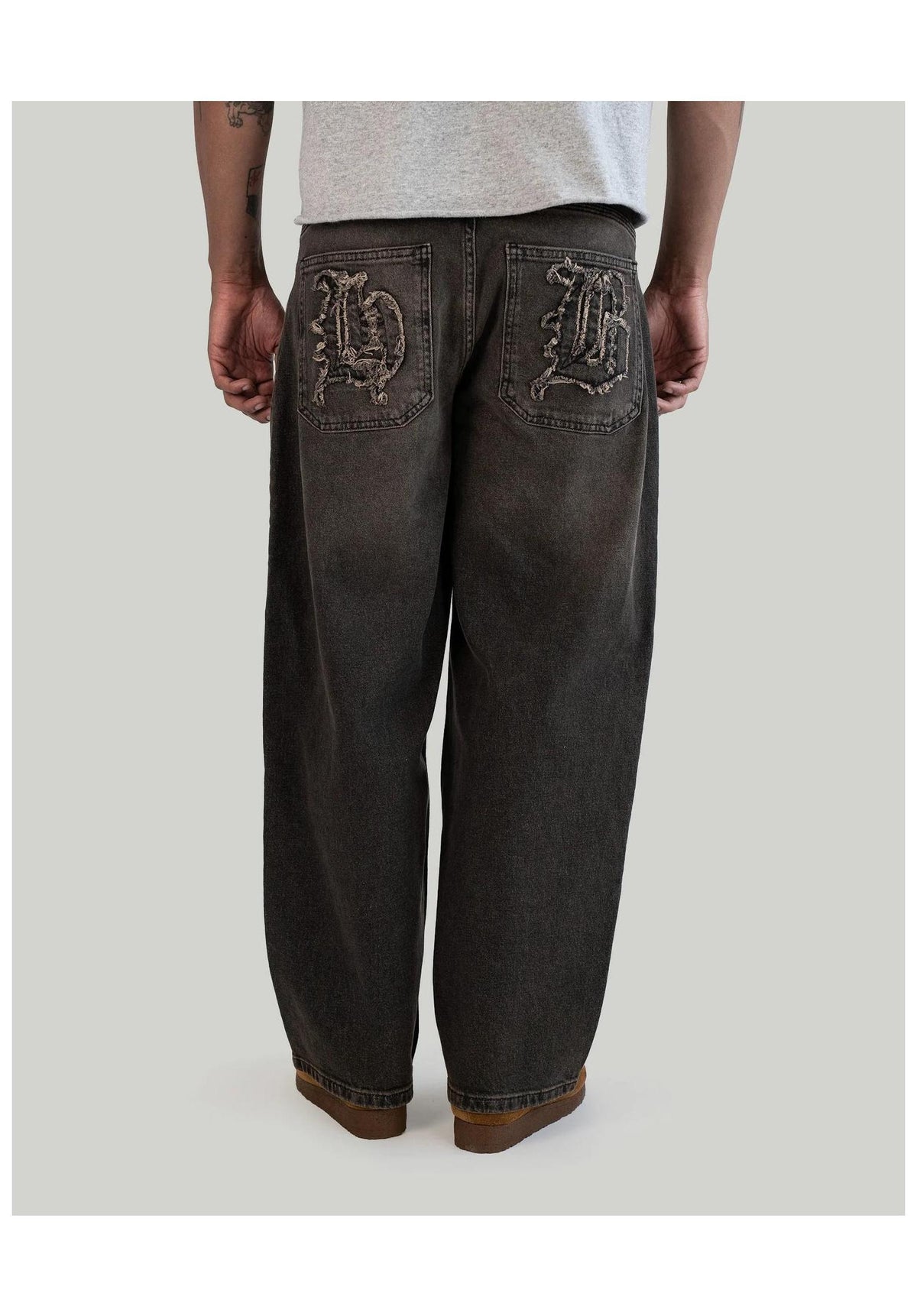Homeboy x-tra MONSTER GOTHIC II Jeans dirty-black – Rückenansicht
