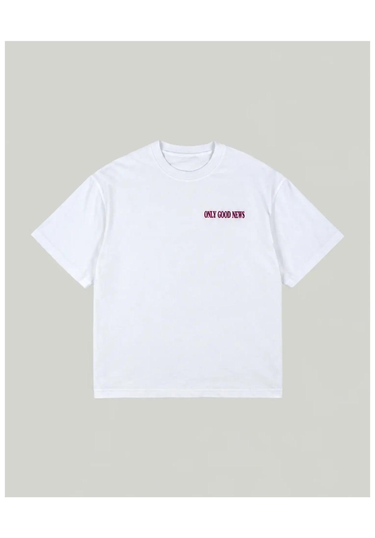 Homeboy Good News T-Shirt white – Rückenansicht