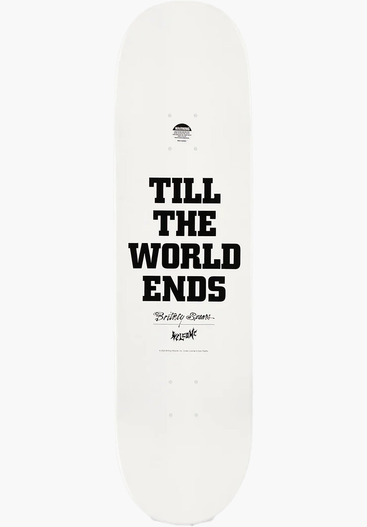 x Britney Spears Till The World Ends Popsicle white dip Rueckenansicht