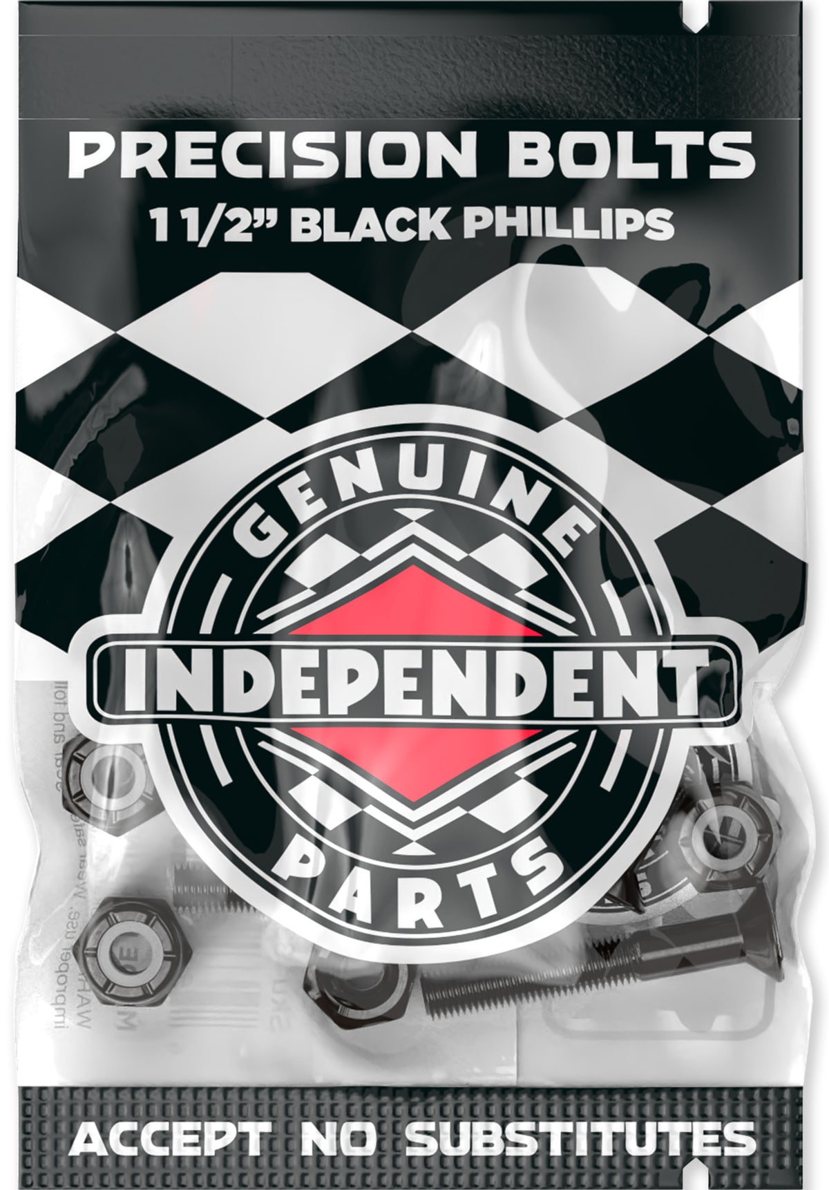 Independent 1-1/2 Kreuz 12er Montagesatz black – Rückenansicht