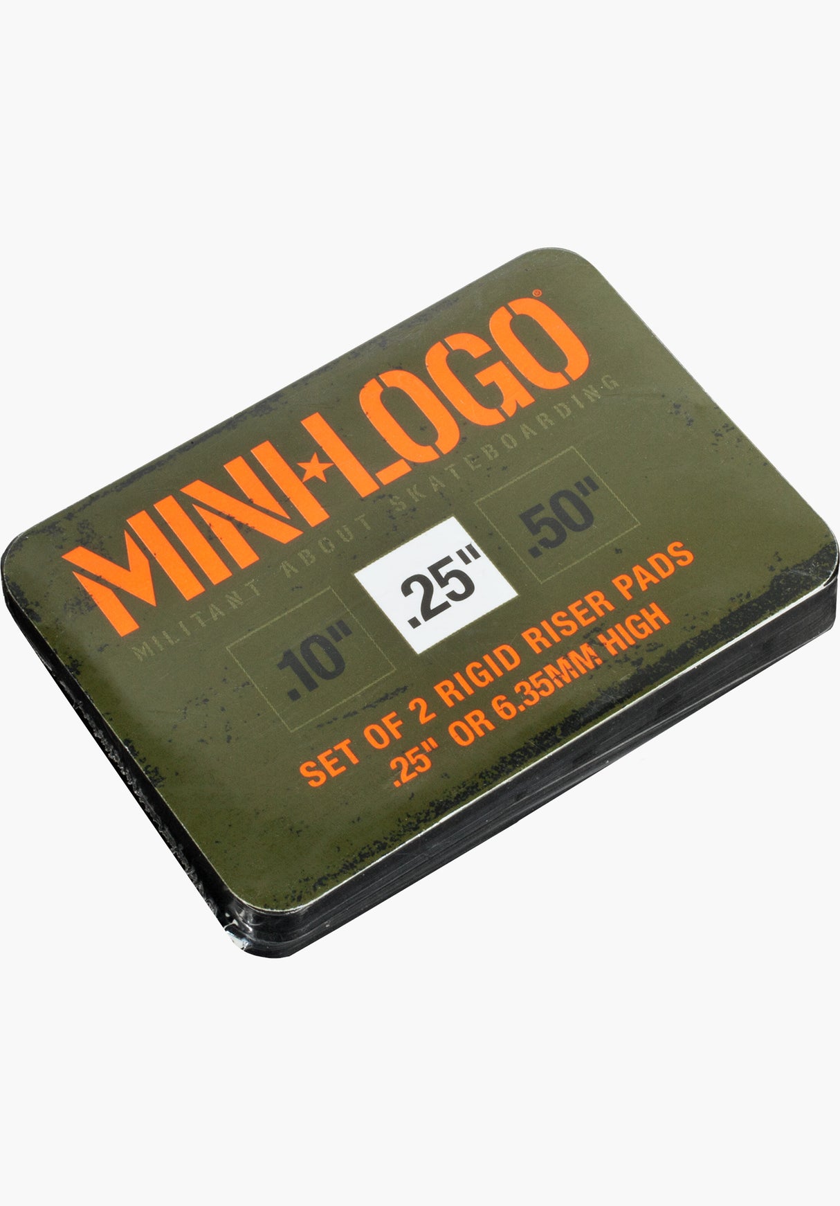 Mini-Logo 1/4' Riser Universal Riser-/Shockpad black – Rückenansicht
