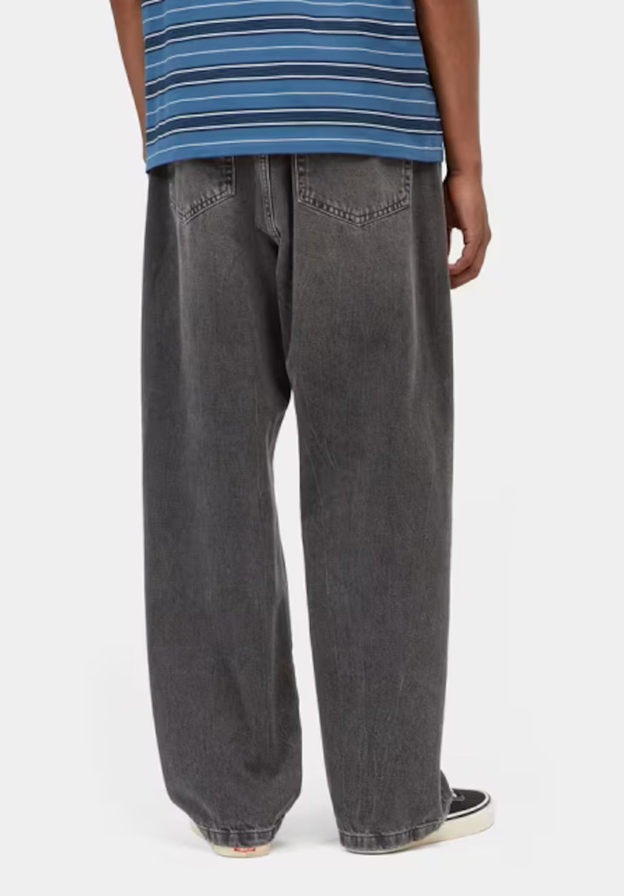 Landon Pant blackmarbleusedwash Rueckenansicht