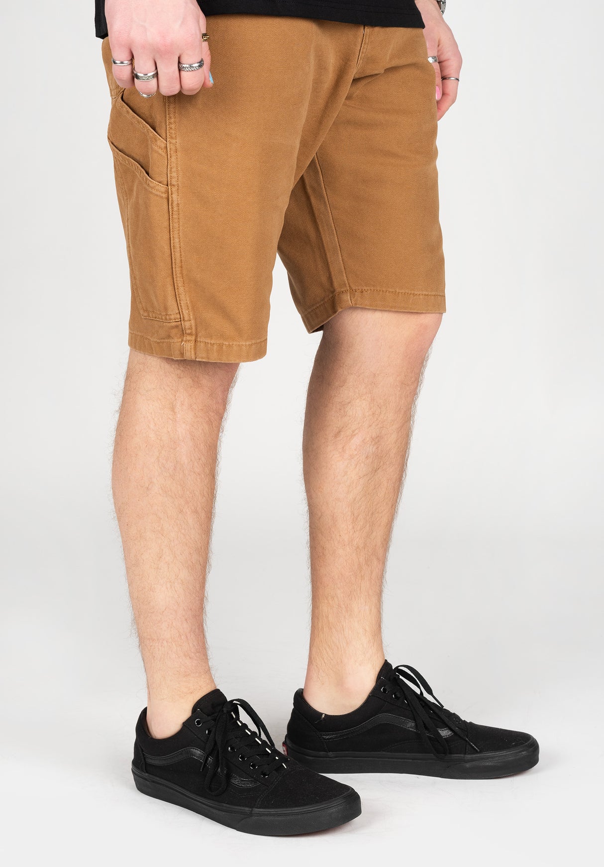 Dickies Duck Canvas Short stonewashed-darkbrown Rueckenansicht