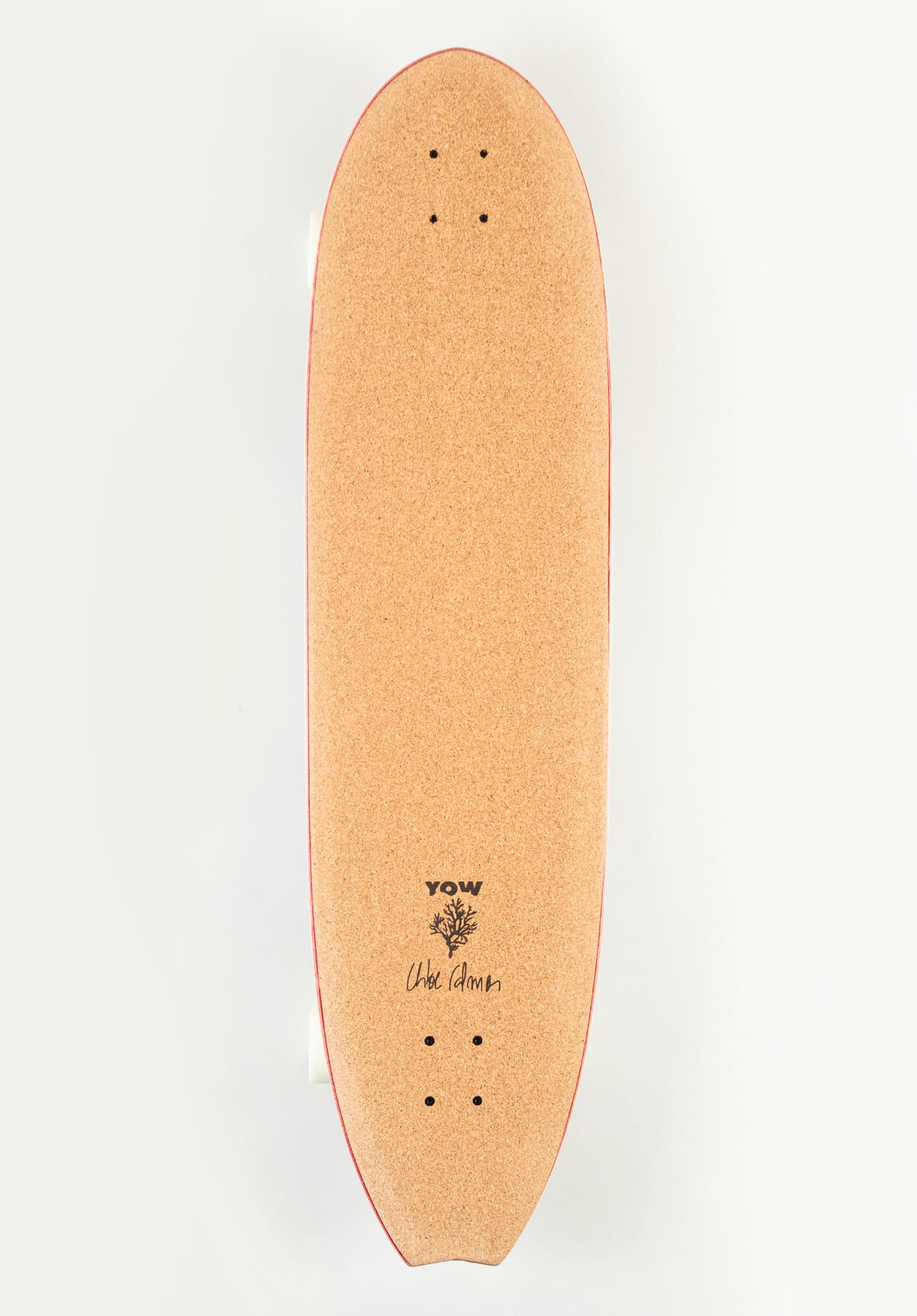 Calmon 41 Signature Series Surfskate black Rueckenansicht