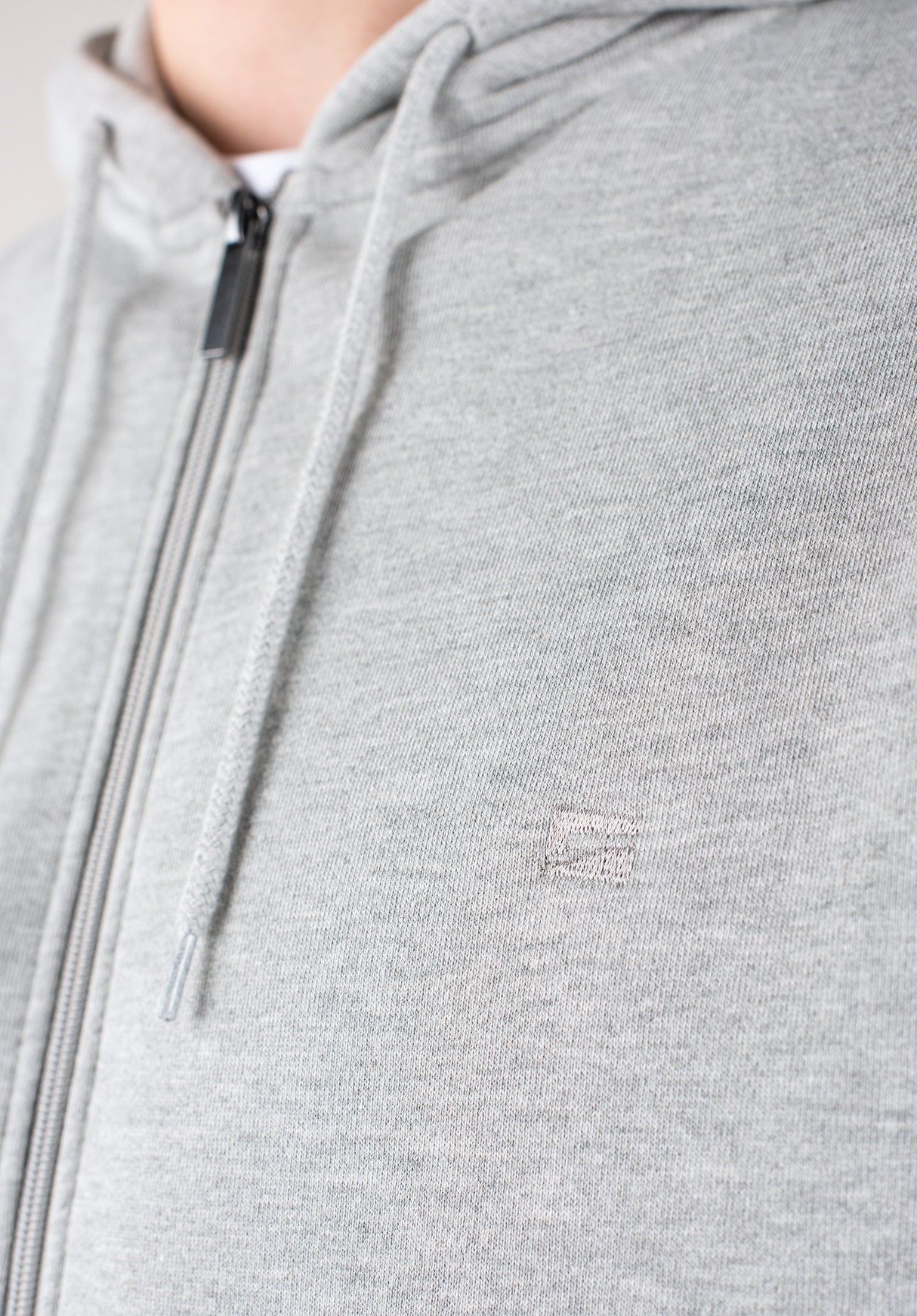 Easy Zip heathergrey Closeup1