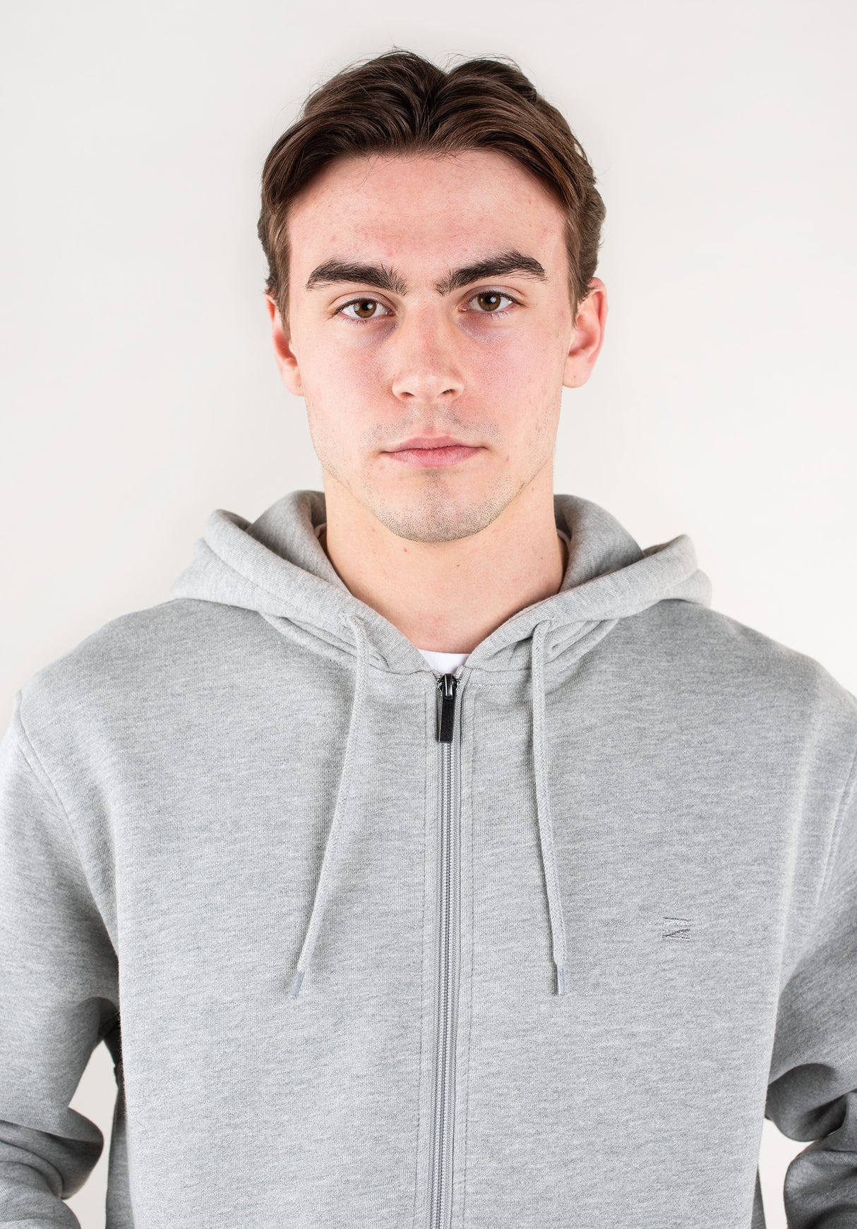 Easy Zip heathergrey Rueckenansicht