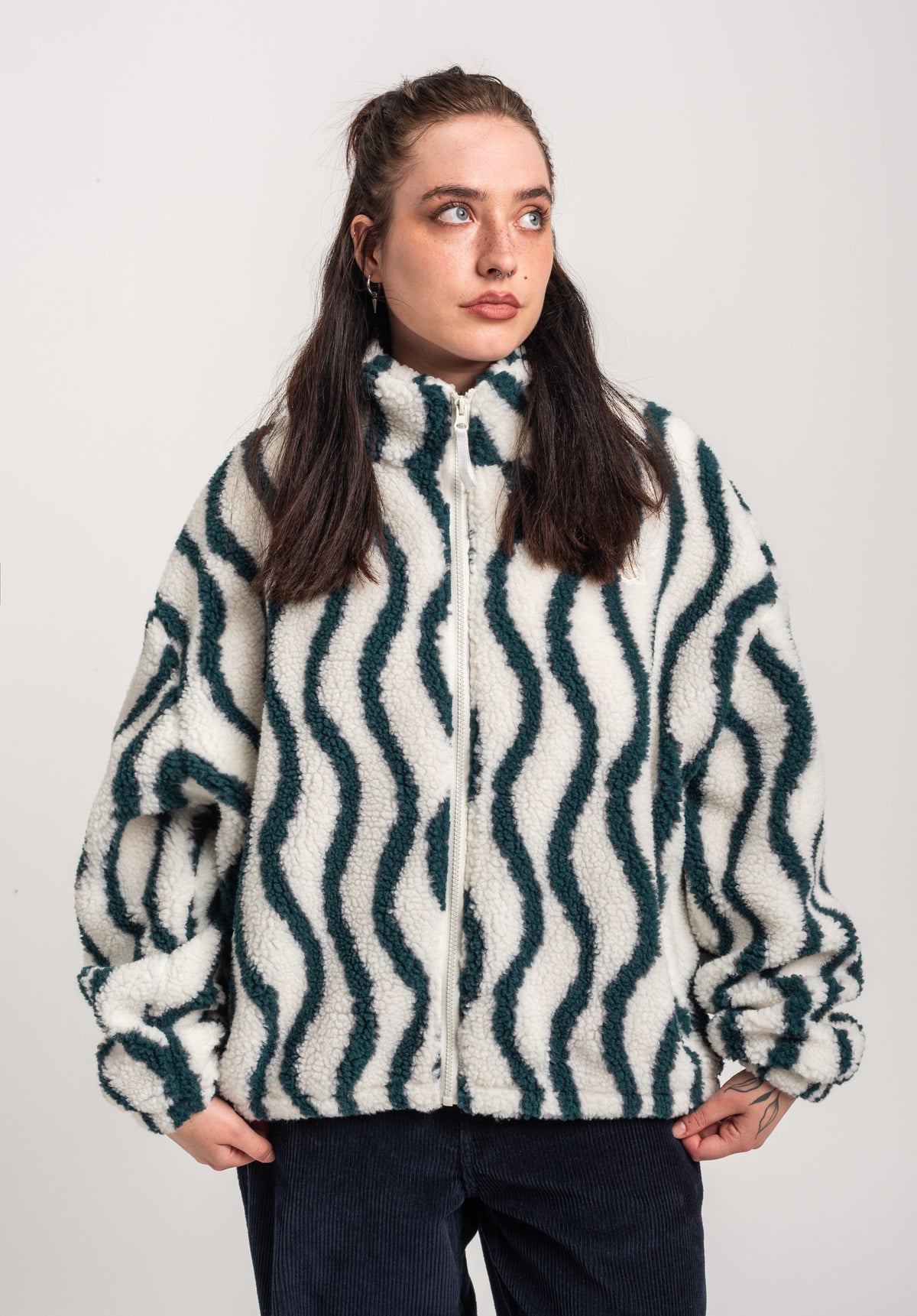 TITUS Nieva Übergangsjacke offwhite-striped – Detailansicht 1
