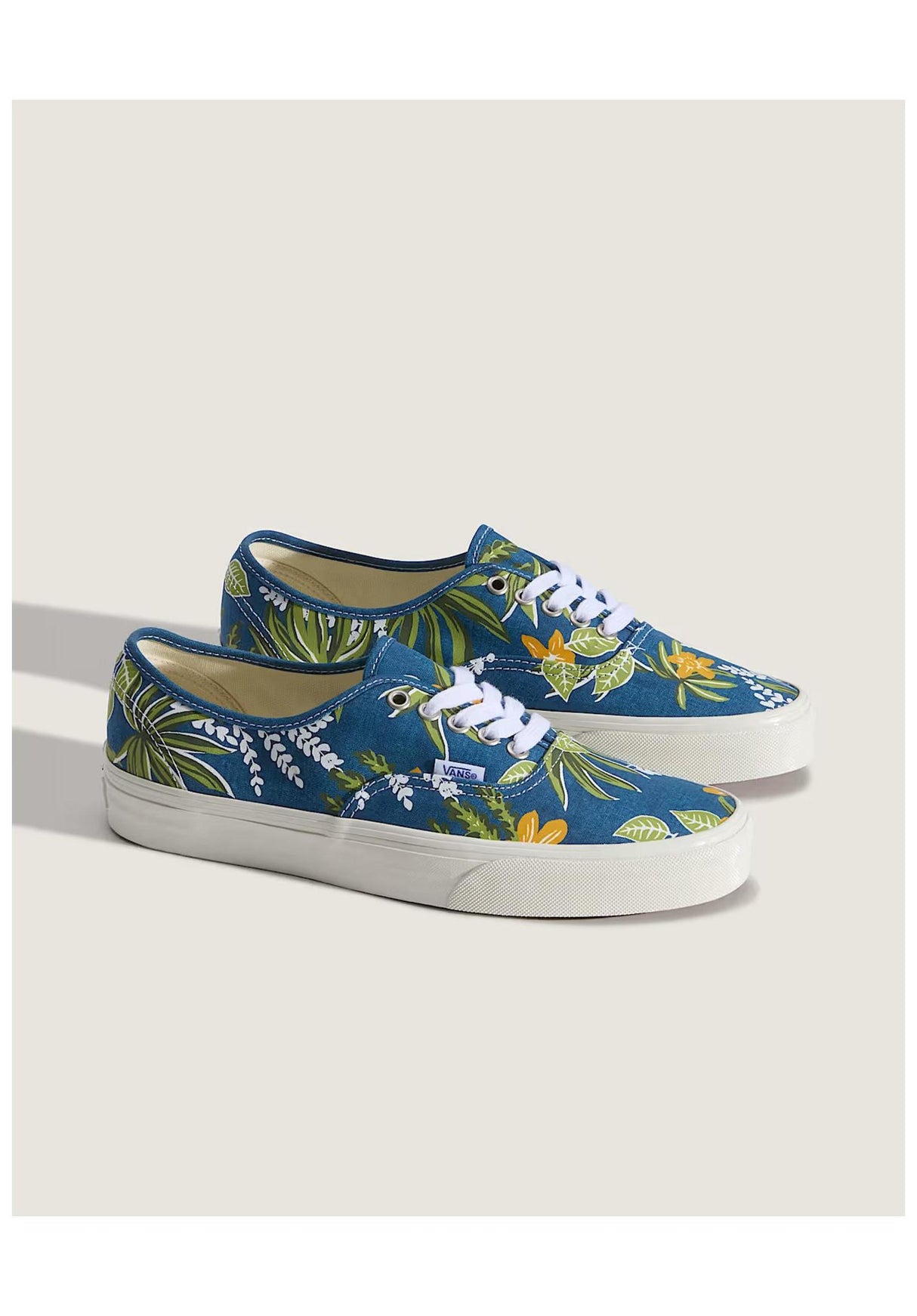 Authentic floral-navy Rueckenansicht