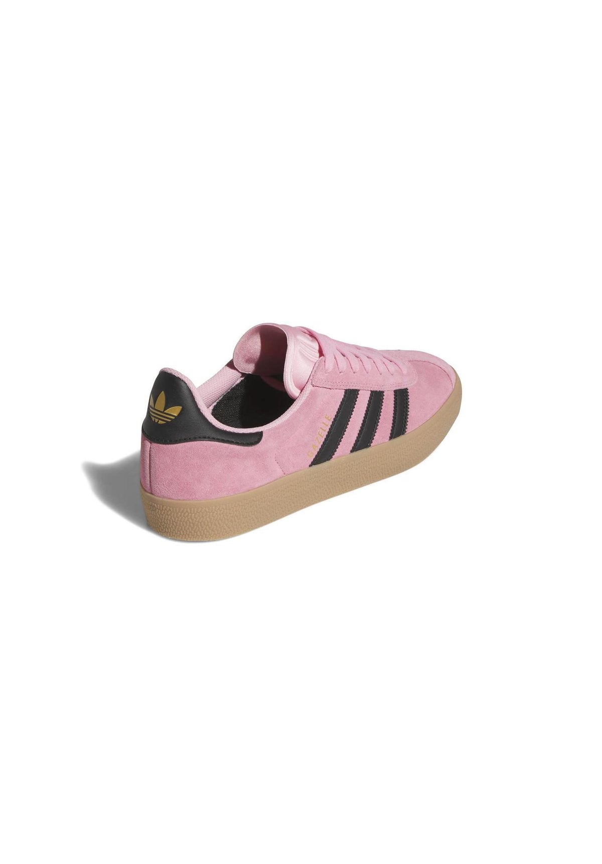 adidas-skateboarding Gazelle ADV Schuhe Jungs coreblack-lightpink-gum – Rückenansicht